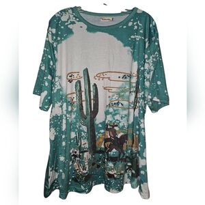 Southern Stitch Brand Sz 2x NEW Western Theme